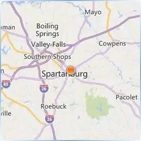Converse College Location Map Converse College Location Map