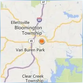 Indiana University Bloomington Location Map Indiana University Bloomington Location Map