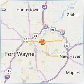 Indiana University Purdue University Fort Wayne Location Map Indiana University Purdue University Fort Wayne Location Map