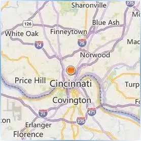 University of Cincinnati Location Map University of Cincinnati Location Map