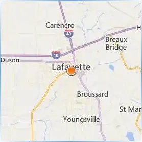 University of Louisiana at Lafayette Location Map University of Louisiana at Lafayette Location Map