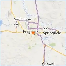 University of Oregon Location Map University of Oregon Location Map